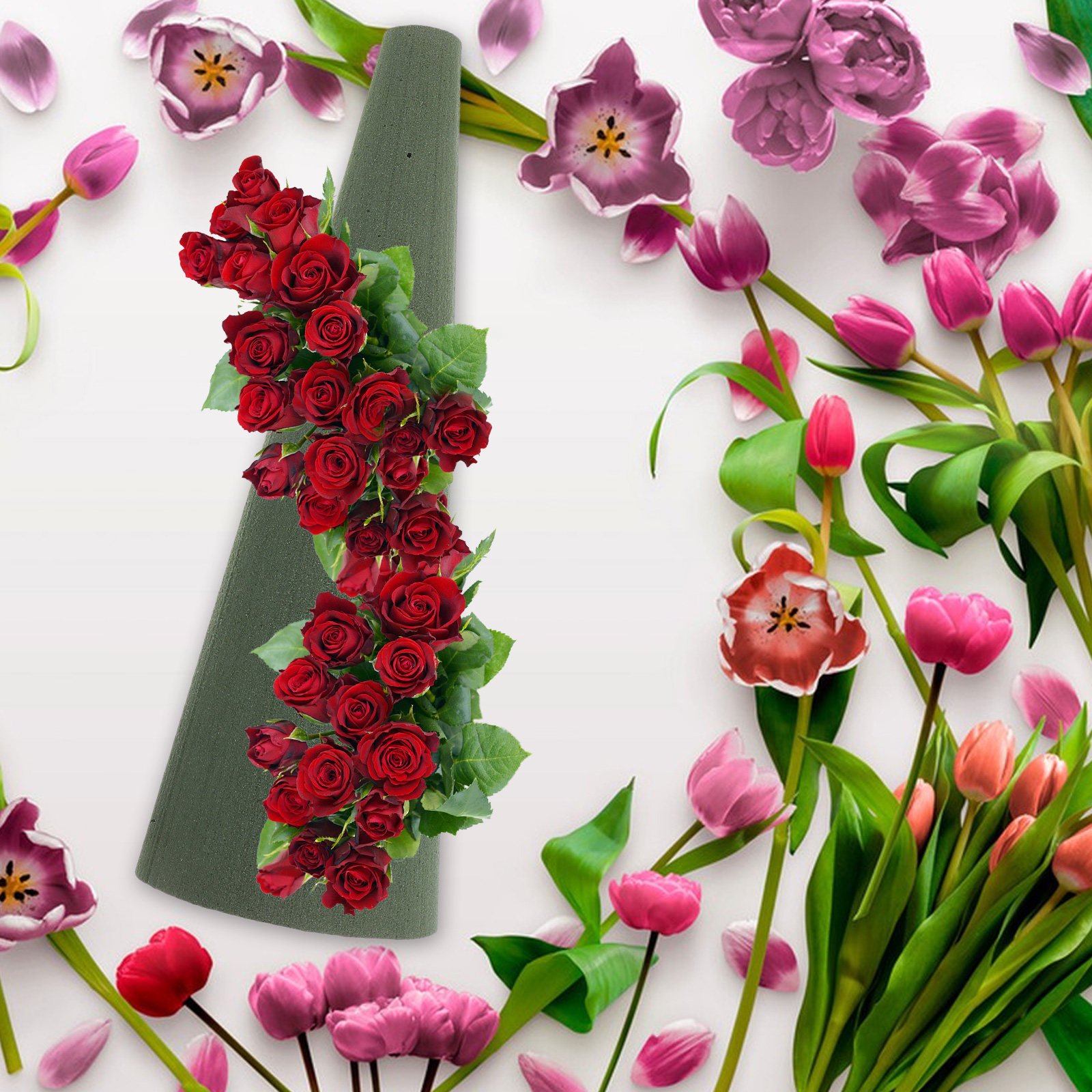 2Pcs Cone Shape Floral Foam Bl - Wedding Floral Supply avis et prix