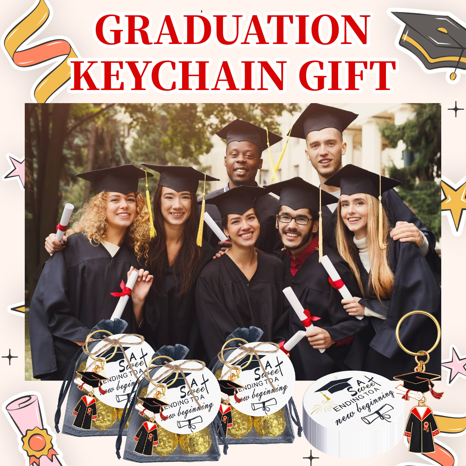 20 Sets Doctoral Cap Graduatio - Wedding Ceremony Supply avis et prix