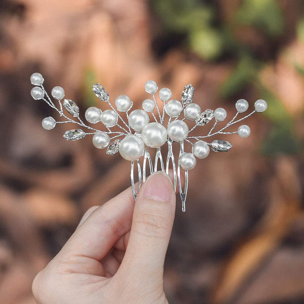 Handmade Pearls Hair Combs Cry - Wedding Supply Store avis et prix