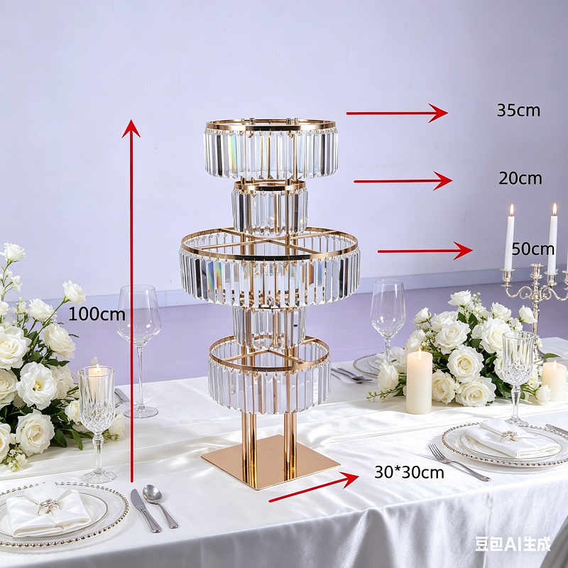 4 PCS Flower Rack Crystal Road - Wedding/Event Supply Store avis et prix