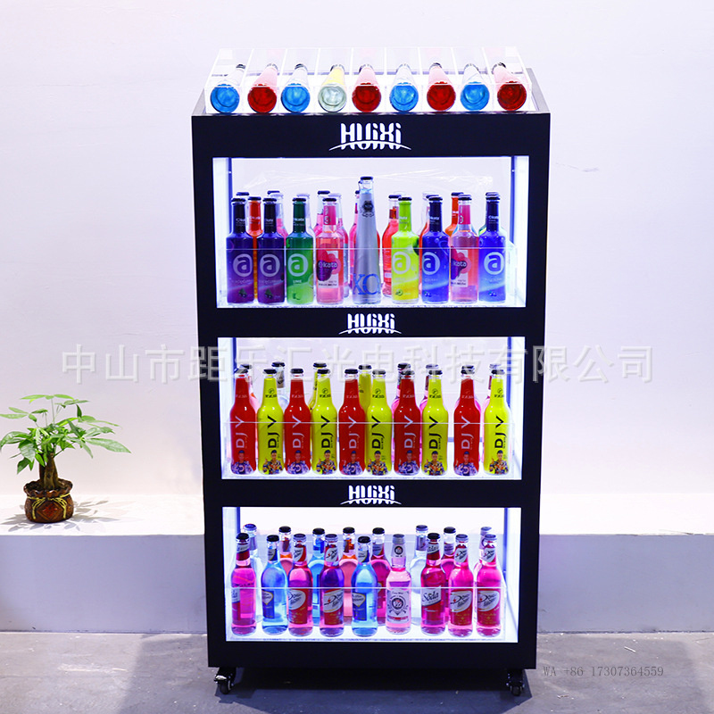 BarKTVIlluminated wine cabinet - Champagne Tower Set avis et prix
