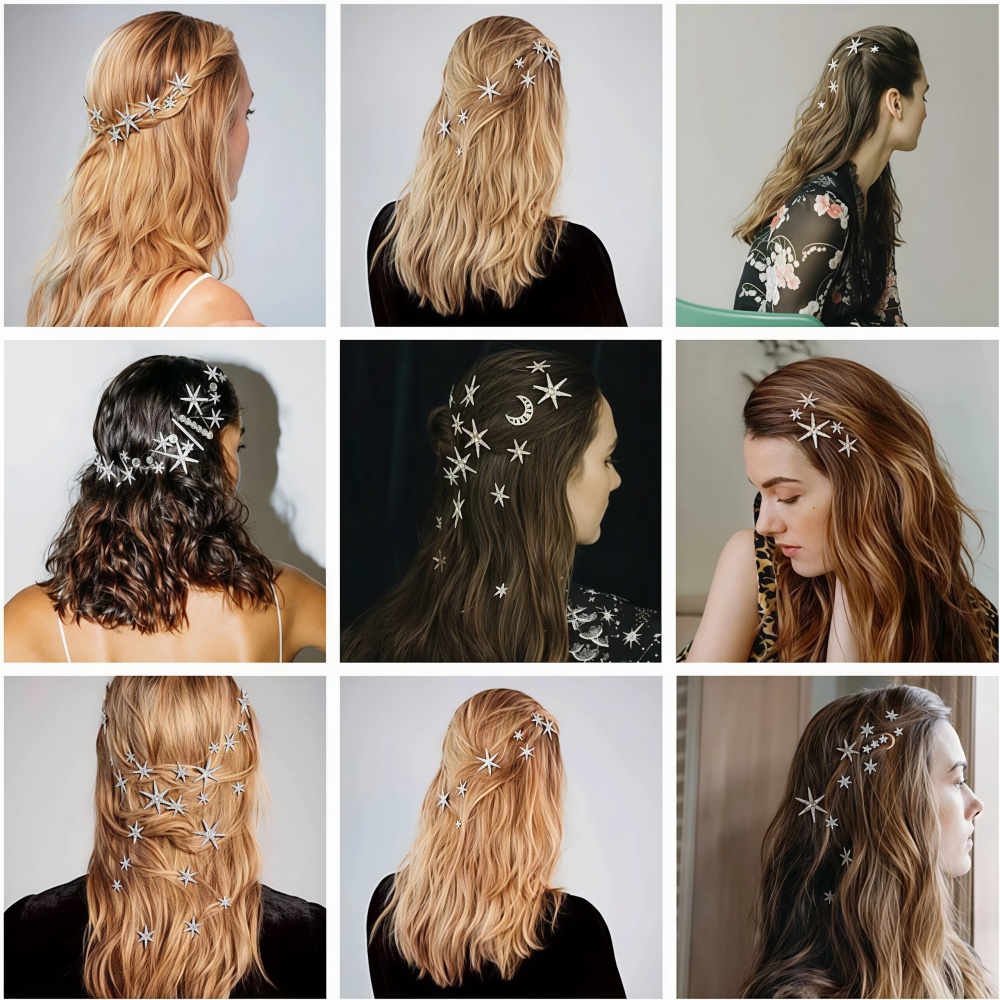 Crystal Star Hair Clip Pins Fo - Wedding Supply Store avis et prix