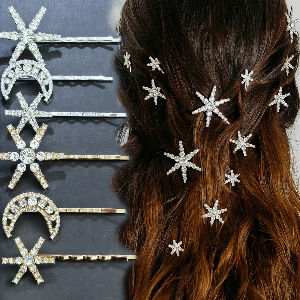 Crystal Star Hair Clip Pins Fo - Wedding Supply Store avis et prix