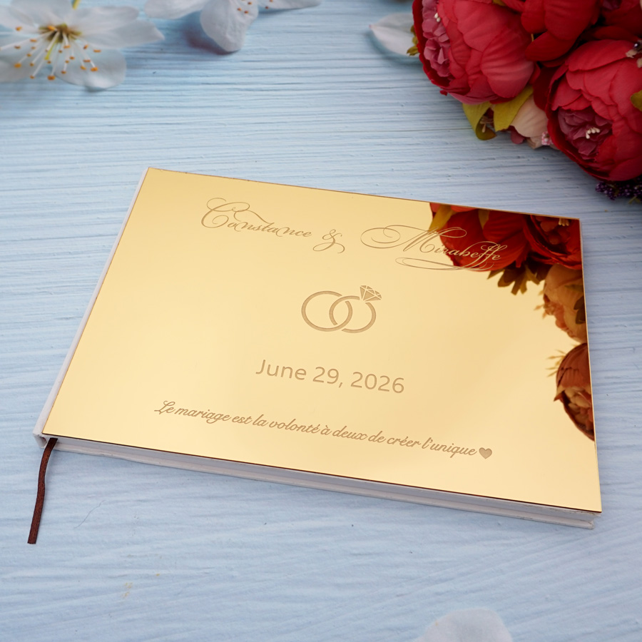 Personalized Wedding Custom Si - Personalized Guest Book avis et prix