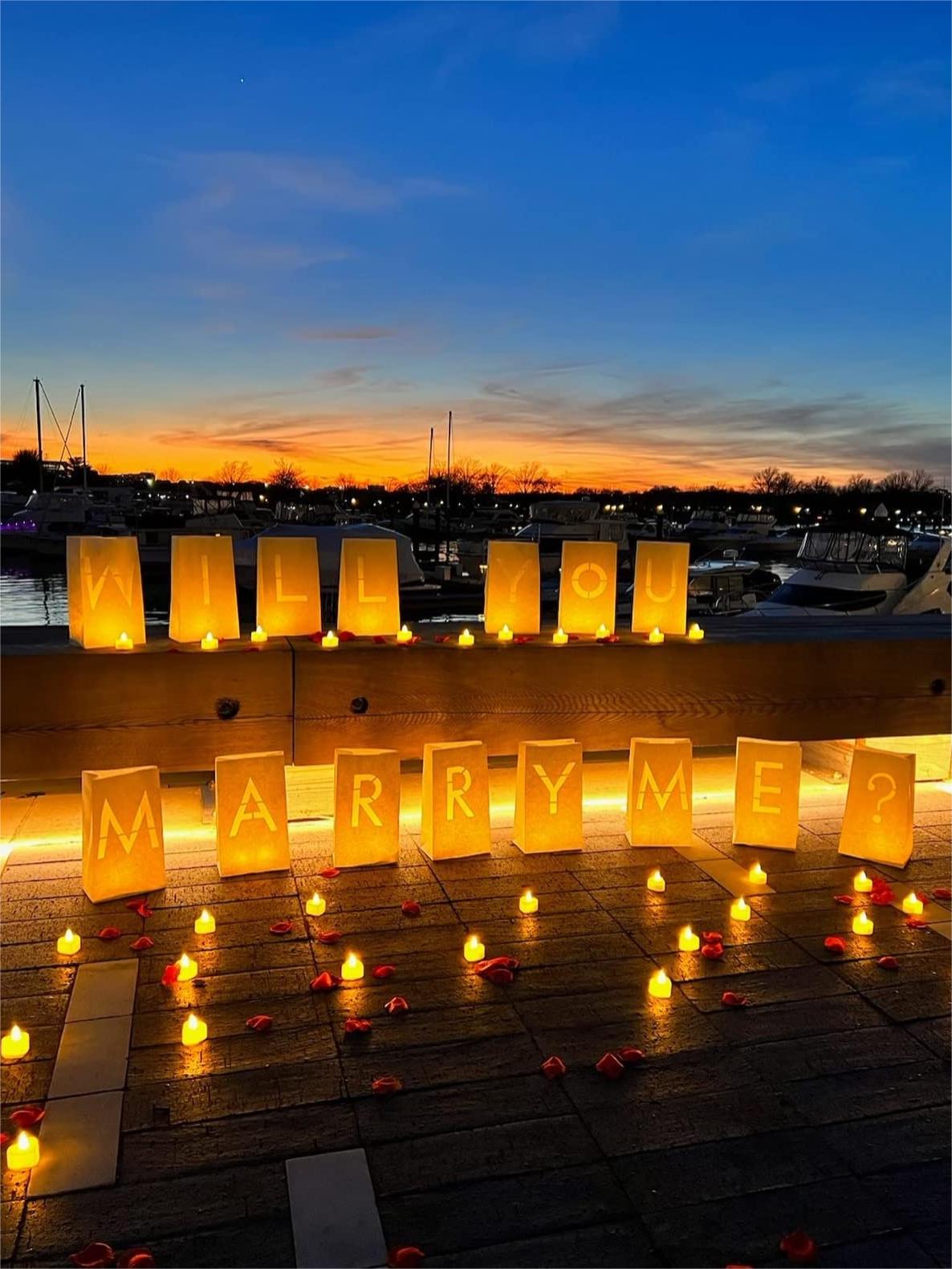 Will You Marry Me Proposal Dec - Unity Candle Set avis et prix
