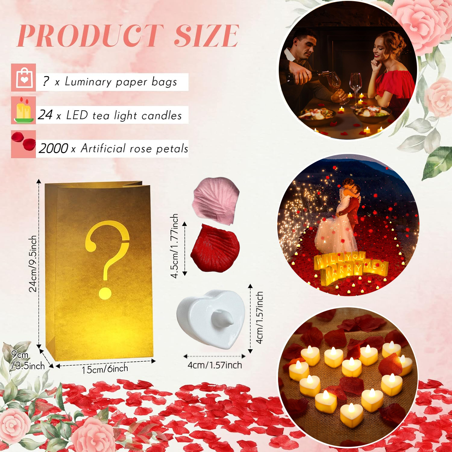 Will You Marry Me Proposal Dec - Unity Candle Set avis et prix