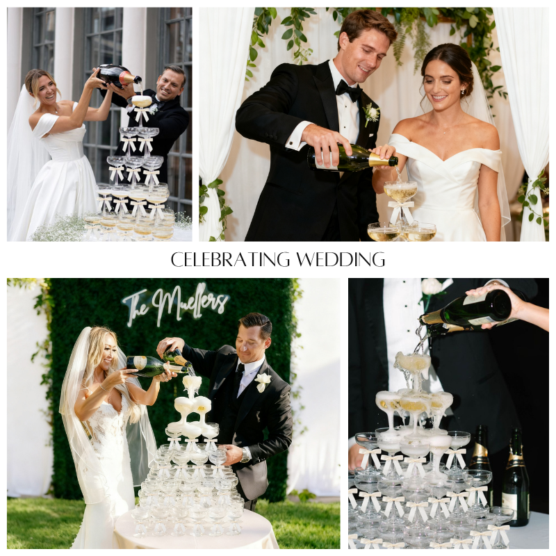 4-6Tier Acrylic Champagne Towe - Champagne Tower Set avis et prix
