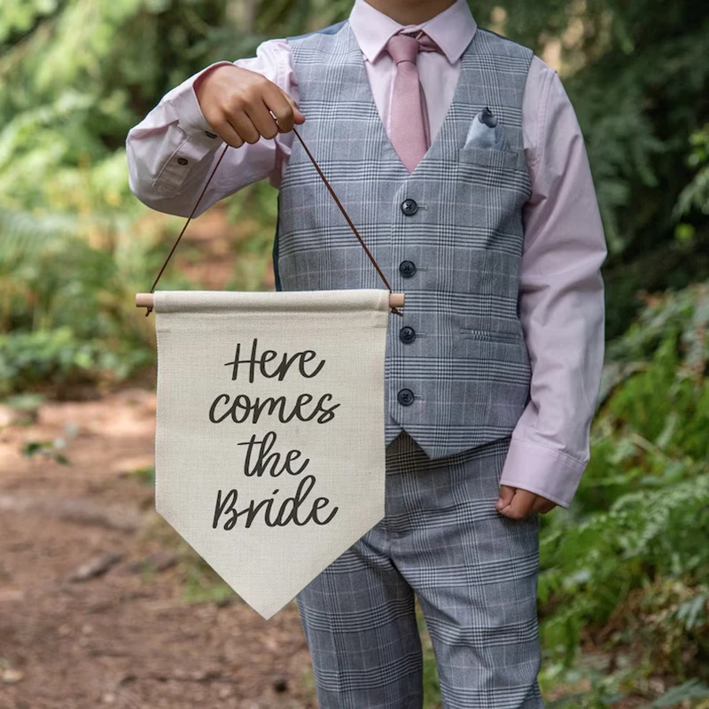 Here Comes The Bride Banner Ri - Wedding Ceremony Supply avis et prix