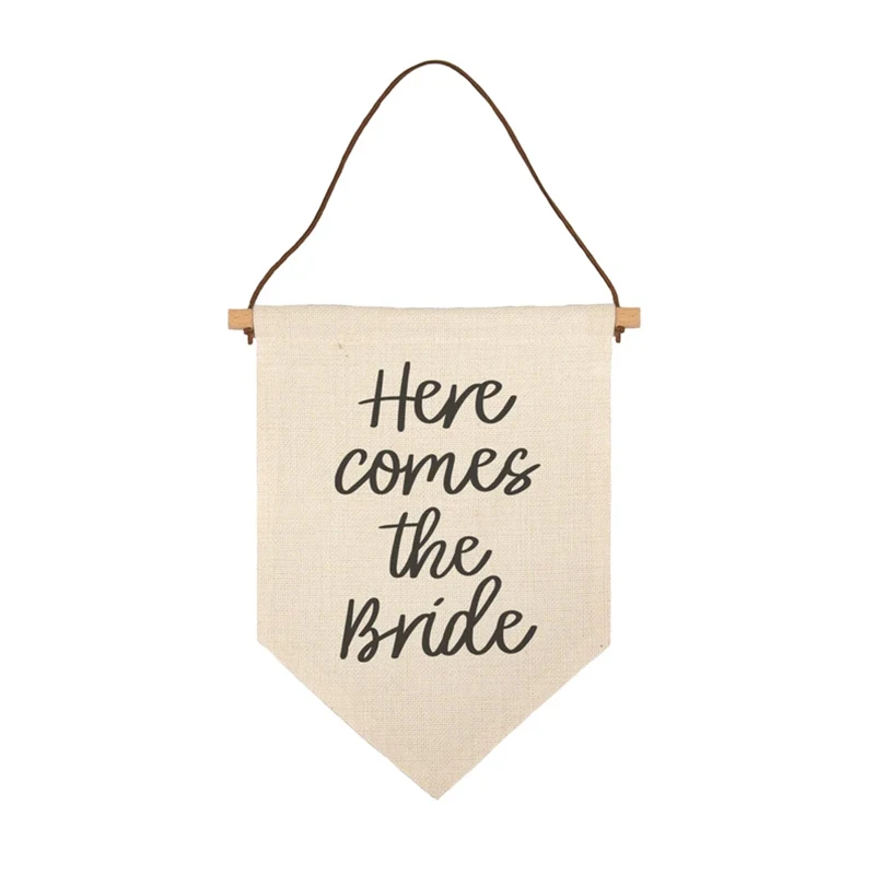 Here Comes The Bride Banner Ri - Wedding Ceremony Supply avis et prix