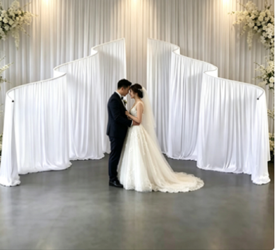 Wave Shape Metal Iron Arch Sta - Wedding/Event Supply Store avis et prix