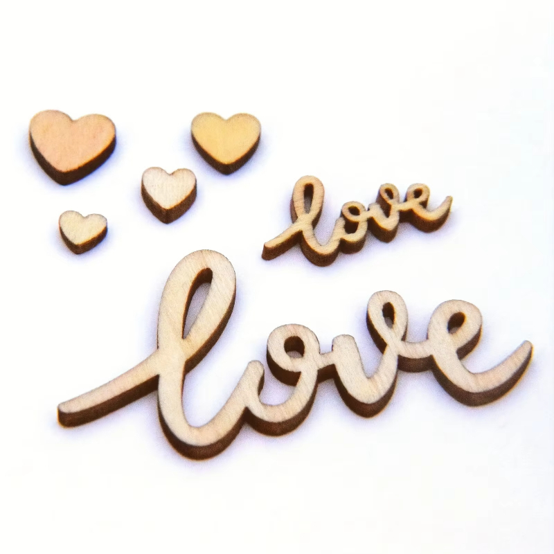 Box Set Of 120pcs Wooden Love  - Wedding Ceremony Supply avis et prix
