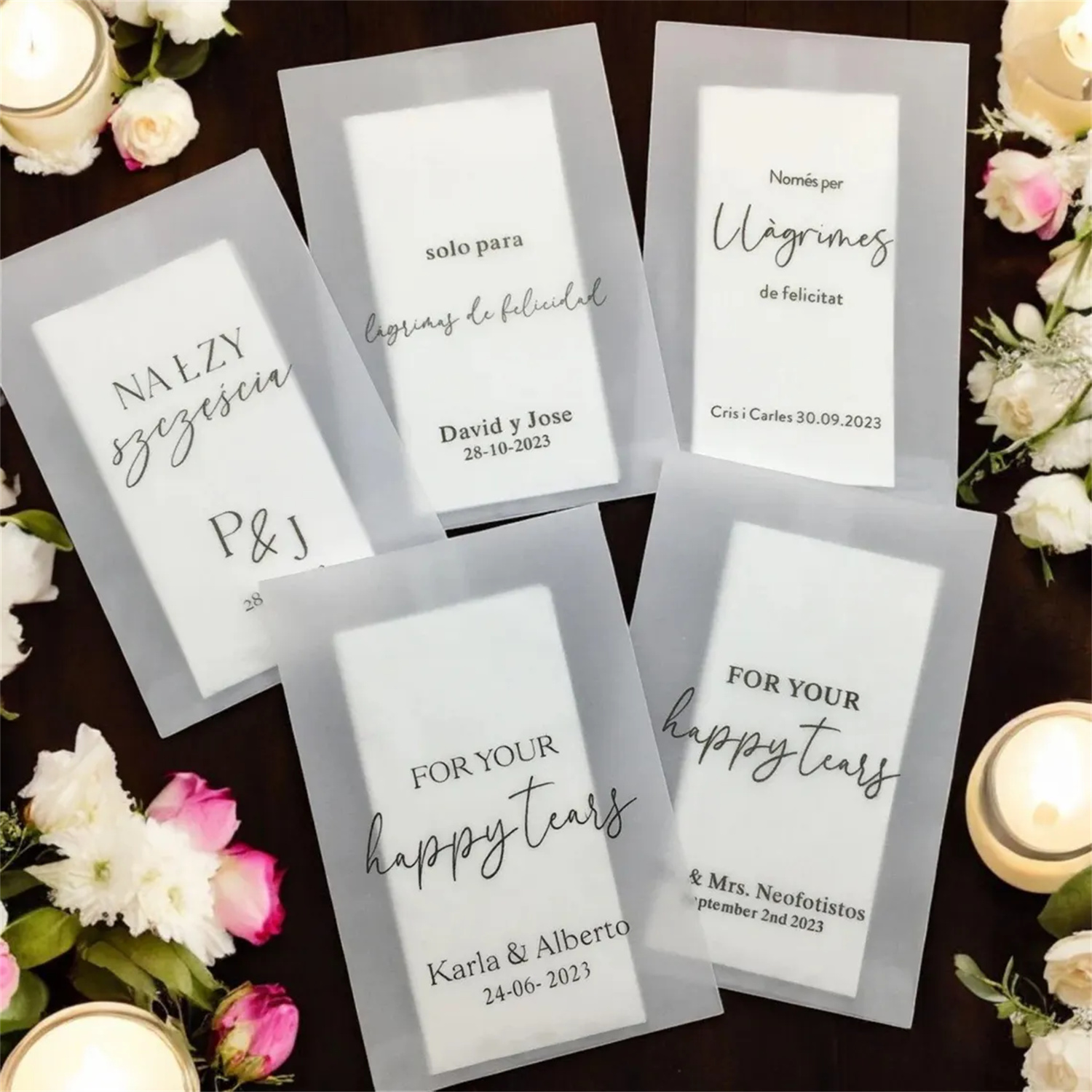 Custom Names Wedding Tears Tis - Wedding Ceremony Supply avis et prix