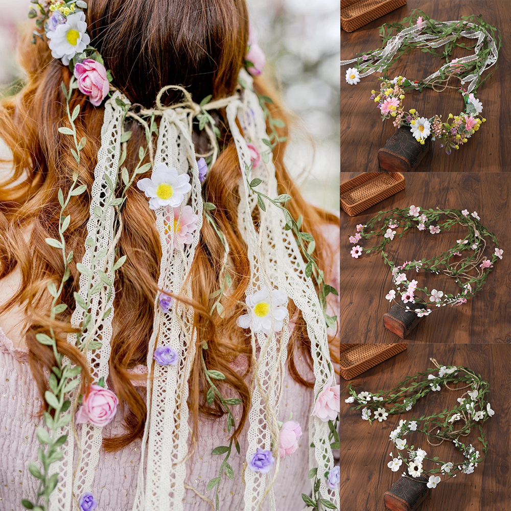 Retro Bohemia Flower Hair Crow - Wedding Supply Store avis et prix
