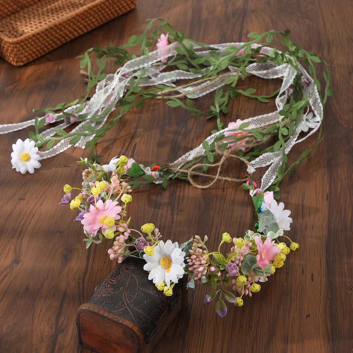 Retro Bohemia Flower Hair Crow - Wedding Supply Store avis et prix