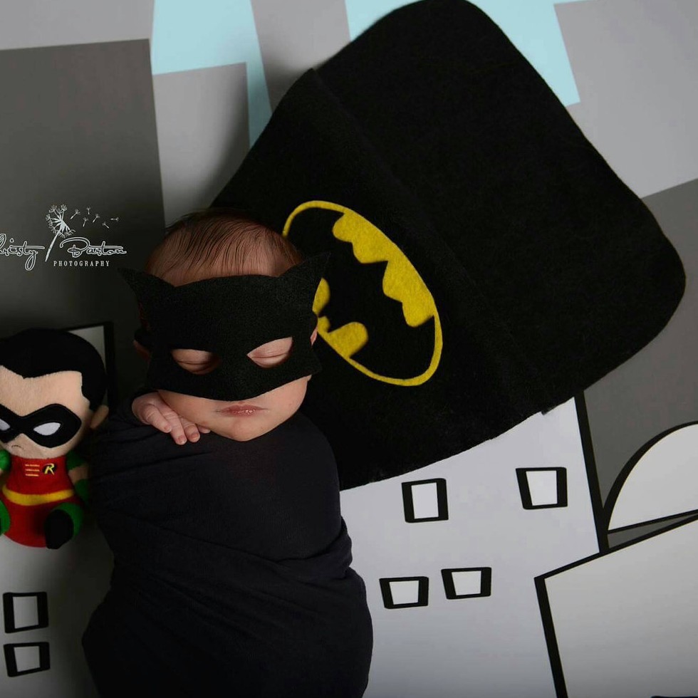 Newborn Baby Batman Cape and W - Photo Booth Prop avis et prix