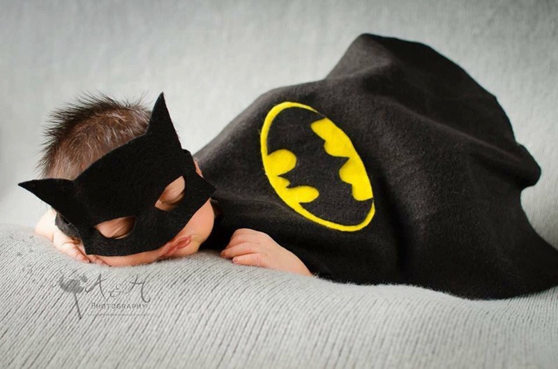 Newborn Baby Batman Cape and W - Photo Booth Prop avis et prix