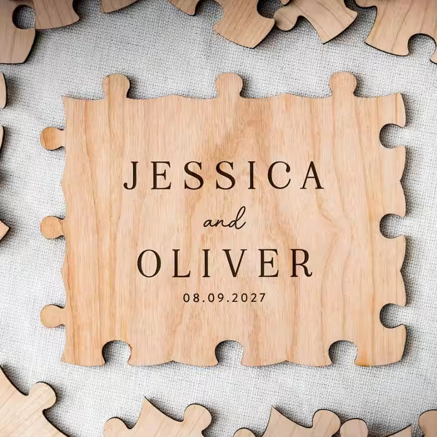 Rustic Wooden Personalized Wed - Personalized Guest Book avis et prix