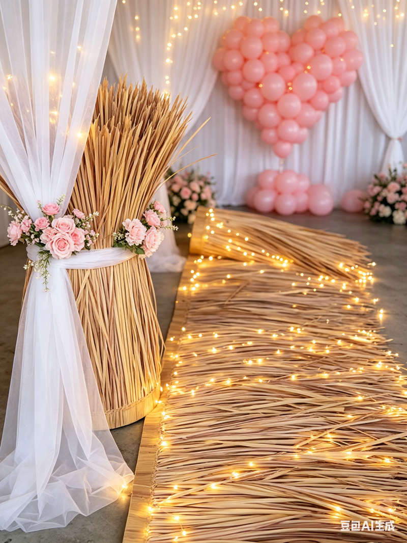 10m hot melt simulated thatch  - The Wedding Supply Store avis et prix