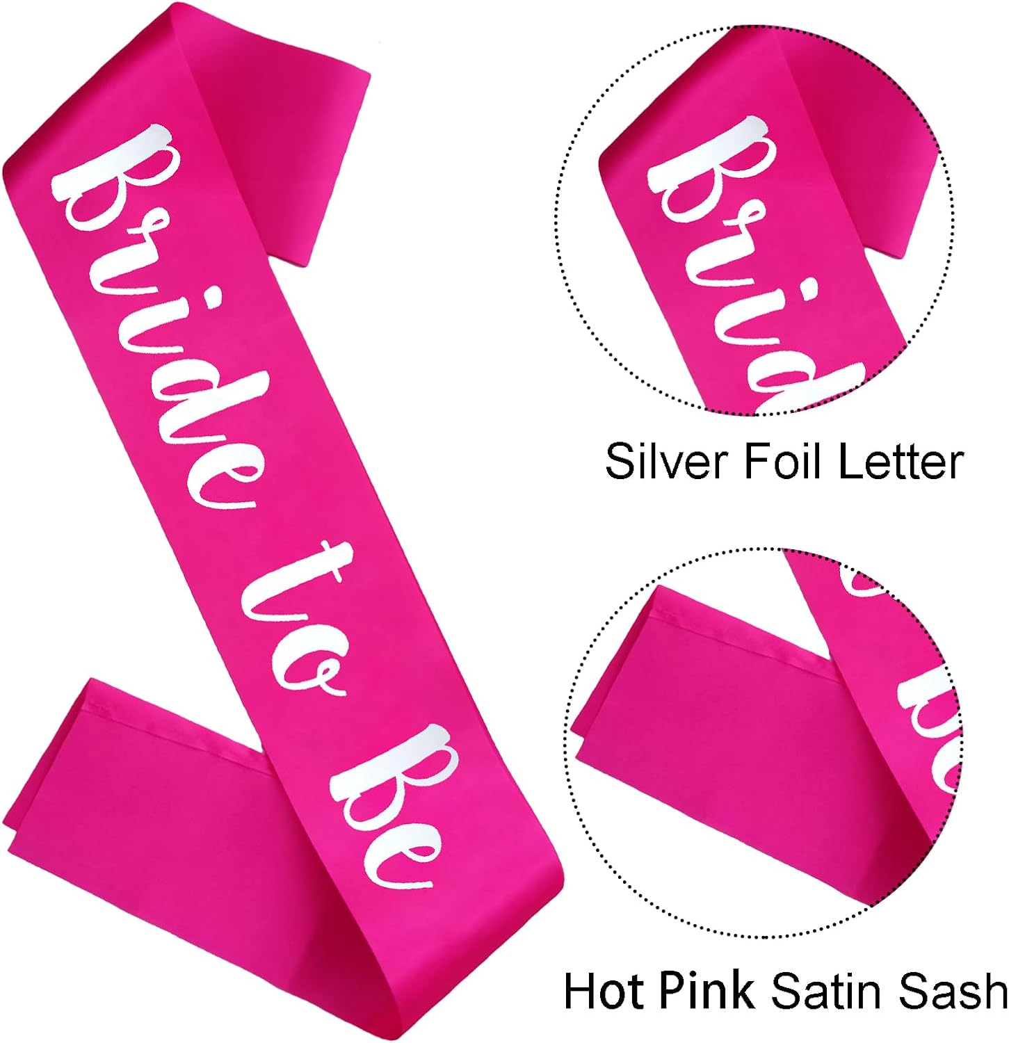 Bride To Be Hot Pink Sash Bach - Wedding Ceremony Supply avis et prix