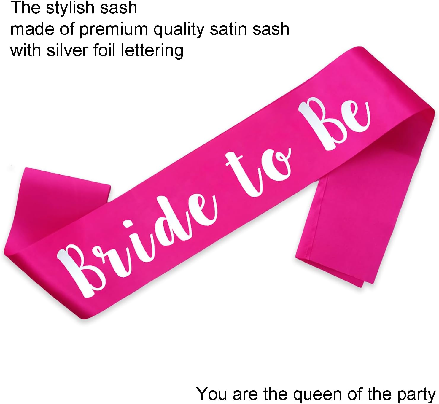 Bride To Be Hot Pink Sash Bach - Wedding Ceremony Supply avis et prix