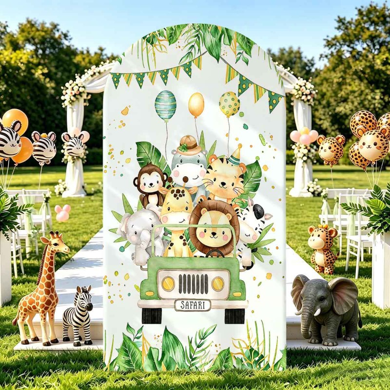 Jungle Safari Party Arch Backd - Photo Booth Prop avis et prix