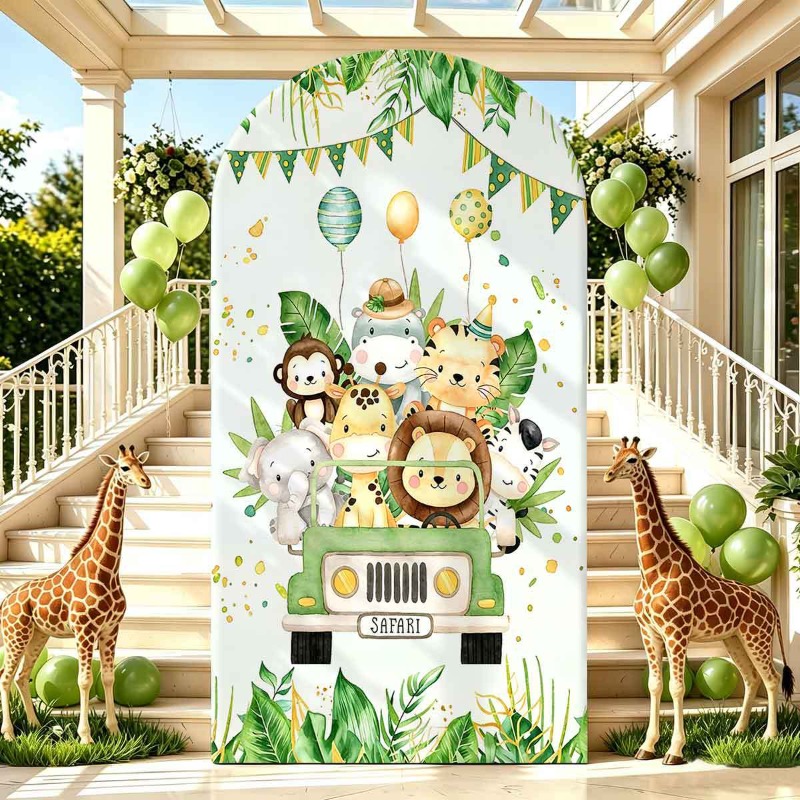 Jungle Safari Party Arch Backd - Photo Booth Prop avis et prix