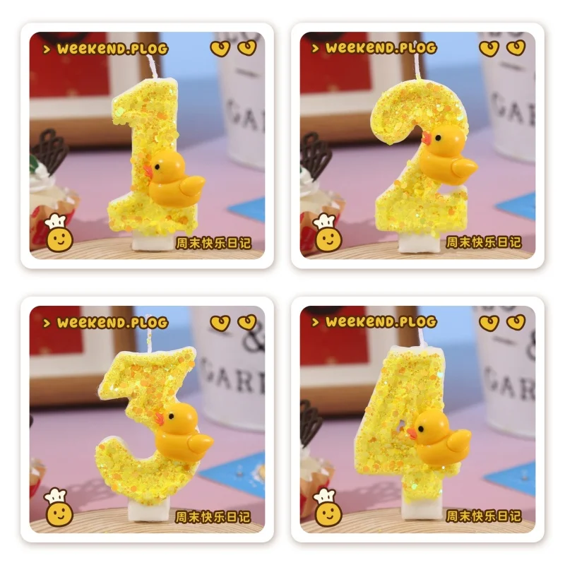 3D Mini Yellow Ducks Theme  Ca - Unity Candle Set avis et prix