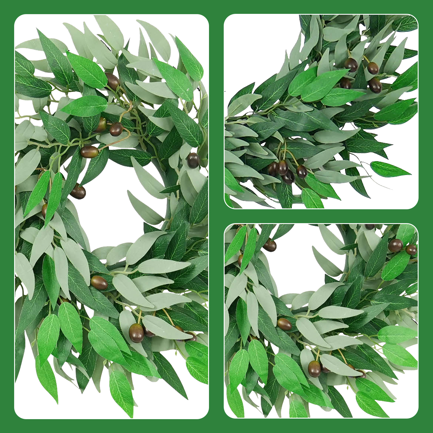 1PC Artificial Olive Leaf Spri - Wedding Ceremony Supply avis et prix