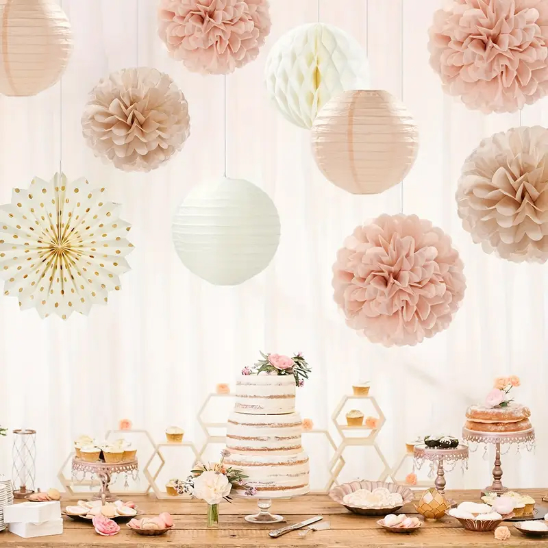 11Pcs Champagne Gold and Beige - Wedding Ceremony Supply avis et prix