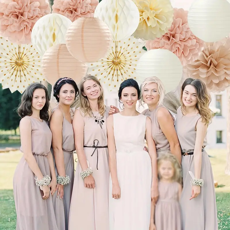 11Pcs Champagne Gold and Beige - Wedding Ceremony Supply avis et prix