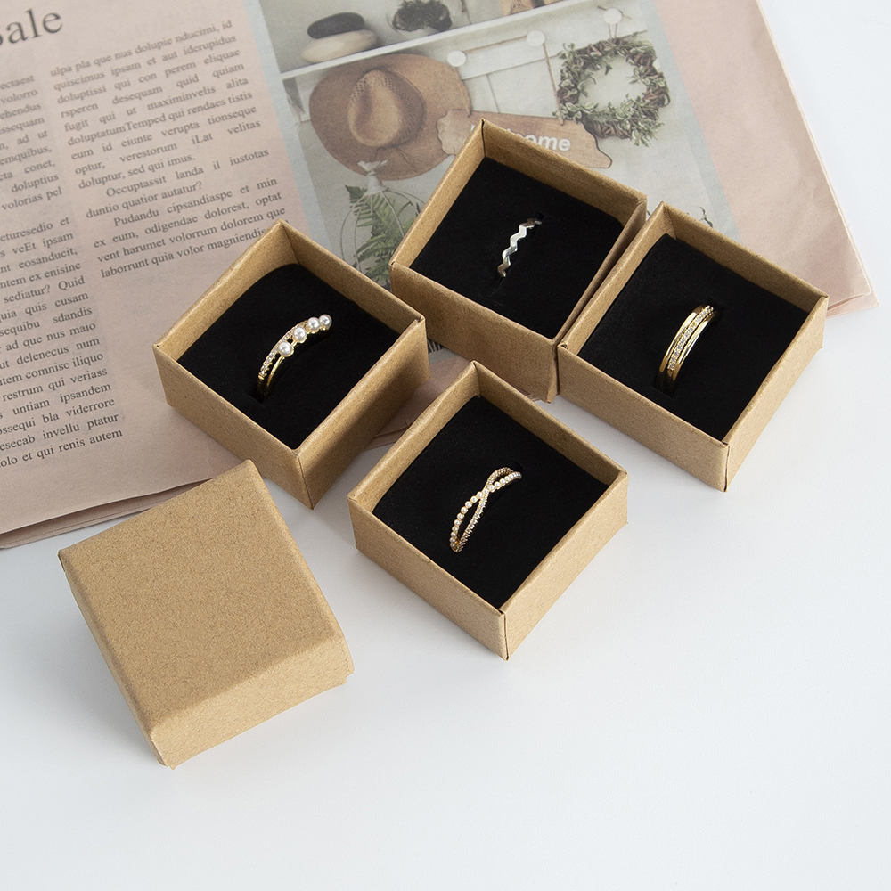 100Pcs Jewelry Kraft Box 4x4x3 - Wedding Favor Box avis et prix