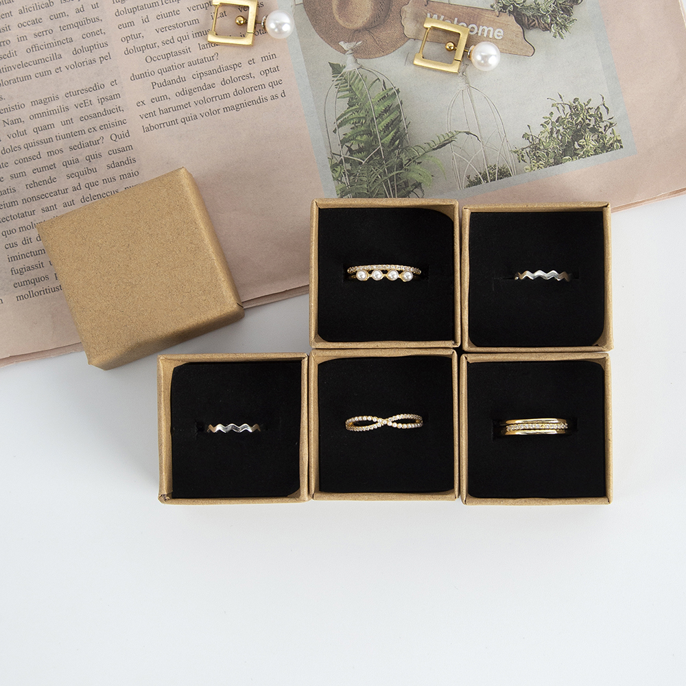 100Pcs Jewelry Kraft Box 4x4x3 - Wedding Favor Box avis et prix