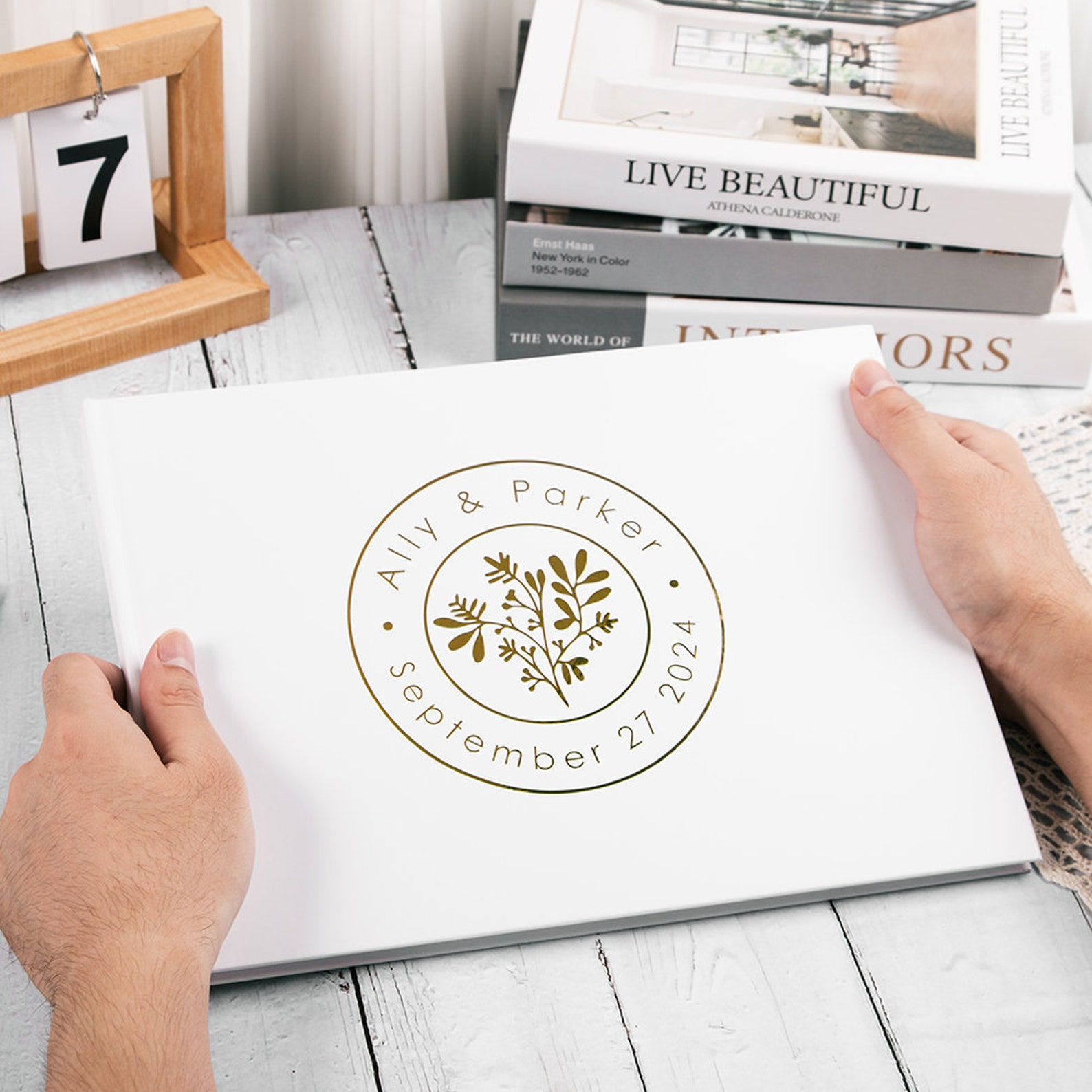 Custom Wedding Guestbook Perso - Personalized Guest Book avis et prix